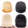 Black Wig Hats S/M/L Size Spandex Dome Cap